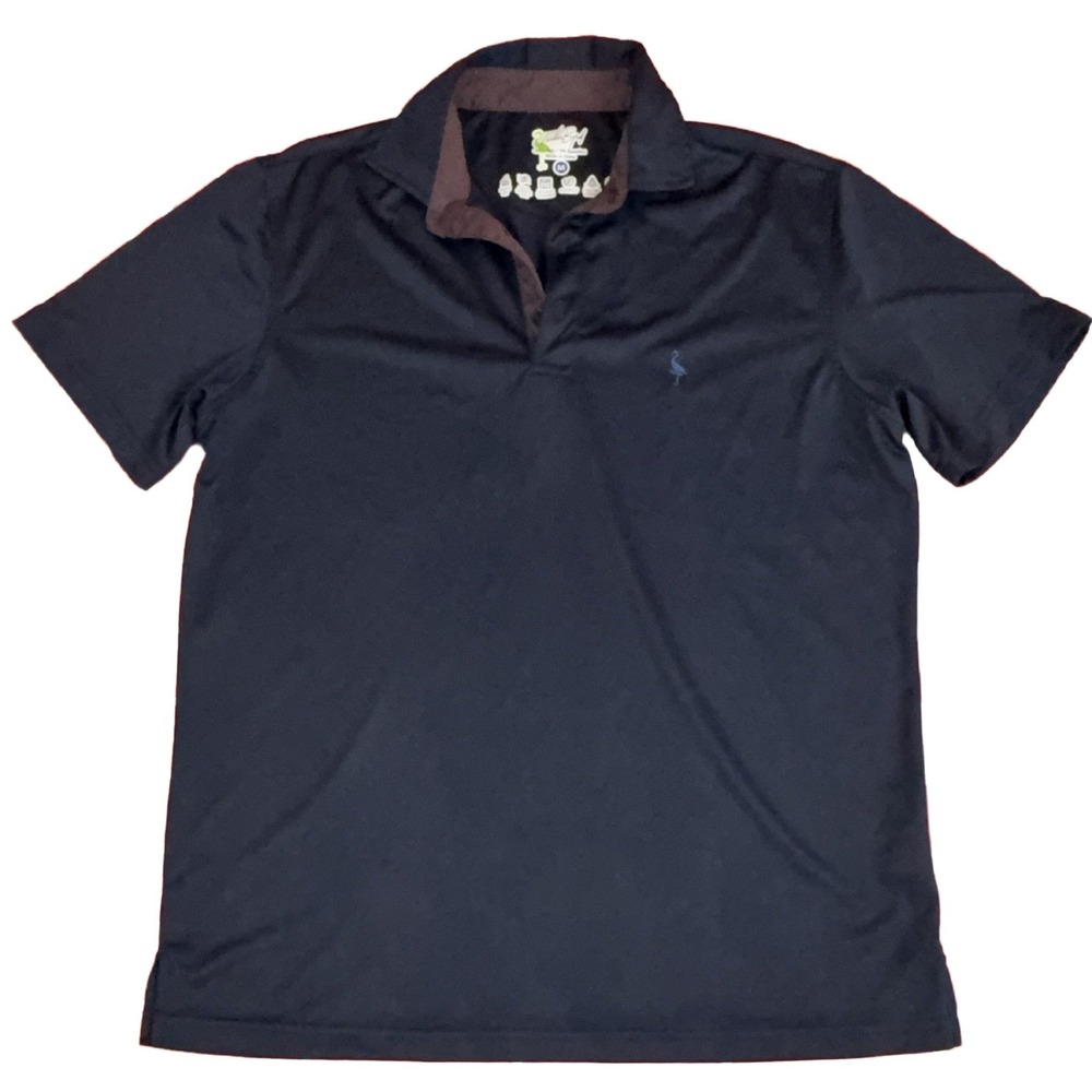 TailorBird Men's Polo Shirt Navy Blue M Quick Dry Moisture Wicking